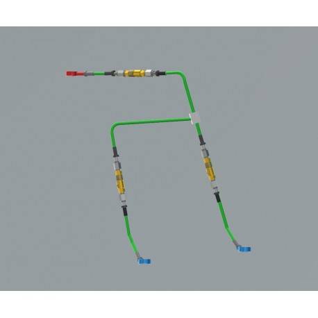 Kit Durites Aviation moto Endurance Avant E3F - Ezdraulix