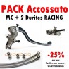 PACK Maitre cylindre de frein PR 19x18 ACCOSSATO + 2 Durites Racing - Ezdraulix