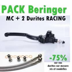 PACK Maitre cylindre de frein BAO12 17,5 BERINGER + 2 Durites Racing - Ezdraulix