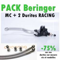 PACK Maitre cylindre de frein BAO10 14,5 BERINGER + 2 Durites Racing - Ezdraulix