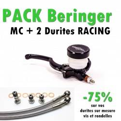 PACK Maitre cylindre de frein BAR10 14,5 BERINGER + 2 Durites Racing - Ezdraulix