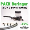 PACK Maitre cylindre de frein BAR14 20,6 BERINGER + 2 Durites Racing - Ezdraulix