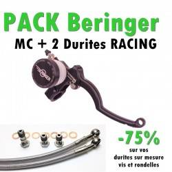 PACK Maitre cylindre de frein BAR12 17,5 BERINGER + 2 Durites Racing - Ezdraulix