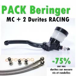 PACK Maitre cylindre de frein Racing BARR14 20,6 BERINGER + 2 Durites Racing - Ezdraulix