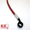 Black Banjos, Braided Hose Neon Red 91-109 cm 