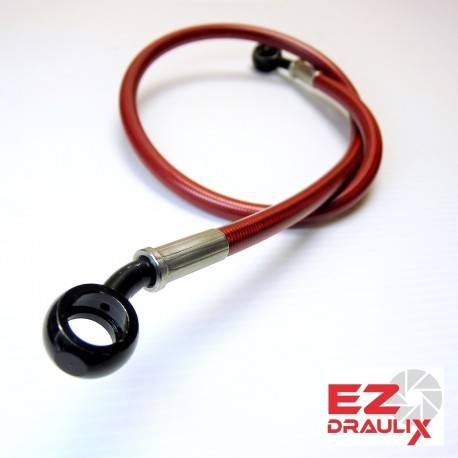 Durite sur mesure Banjos Noir Durite Rouge Néon 31-49 cm 
