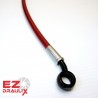 Black Banjos, Braided Hose Neon Red 111-129 cm 