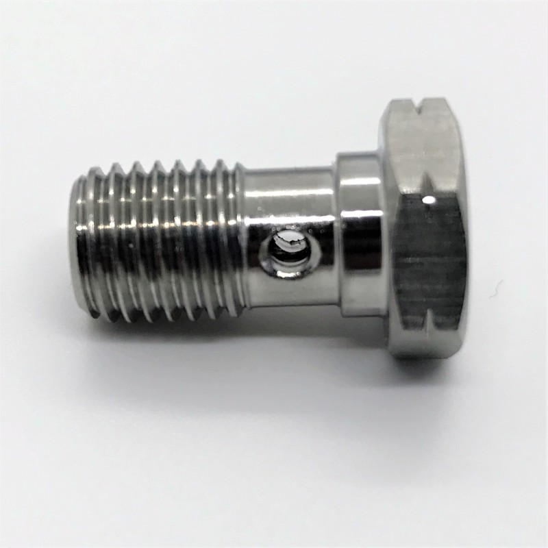 Stainless steel banjo screw