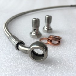 Durite de frein Universelle Inox 40 cm - Ezdraulix