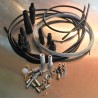 UNIVERSAL 1 INTO 2 THROTTLE CABLE KIT - Ezdraulix