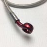 Durite sur mesure Banjos Rouge Durite Transparent - Durite aviation moto Ezdraulix Durite sur mesure Banjos Rouge Durite Transparent - Durite aviation moto Ezdraulix
