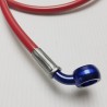 Durite sur mesure Banjos Bleu Durite Rouge - Durite aviation moto Ezdraulix