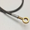 Red Banjos, Braided Hose Clear 71-89 cm - Durite aviation moto Ezdraulix Red Banjos, Braided Hose Clear 71-89 cm - Durite aviation moto Ezdraulix