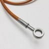 Durite sur mesure Banjos Inox Durite Orange Néon - Durite aviation moto Ezdraulix Durite sur mesure Banjos Inox Durite Orange Néon - Durite aviation moto Ezdraulix