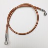 Red Banjos, Braided Hose Clear 71-89 cm - Durite aviation moto Ezdraulix