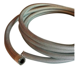 Durite souple pour bocal de liquide de frein tresse tissu