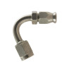Raccord de frein dash 3 femelle JIC 3/8x24 concave inox