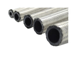 Durite type N essence et huile nitrile tresse Inox