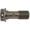 Vis banjo inox percée pour fil à freiner