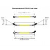 Black Banjos, Braided Hose Clear 51-69 cm 