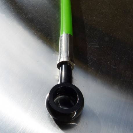 Durite sur mesure Banjos Noir Durite Vert Kawa 91-109 cm 