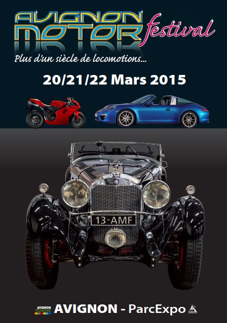 Affiche Salon Avignon Motor Festival 2015